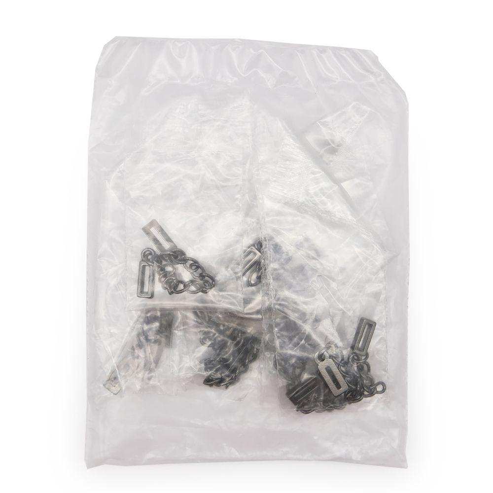 Цепочка-вешалка для верхней одежды 70 мм, чер.никель, ГДЖ1514, 10 шт