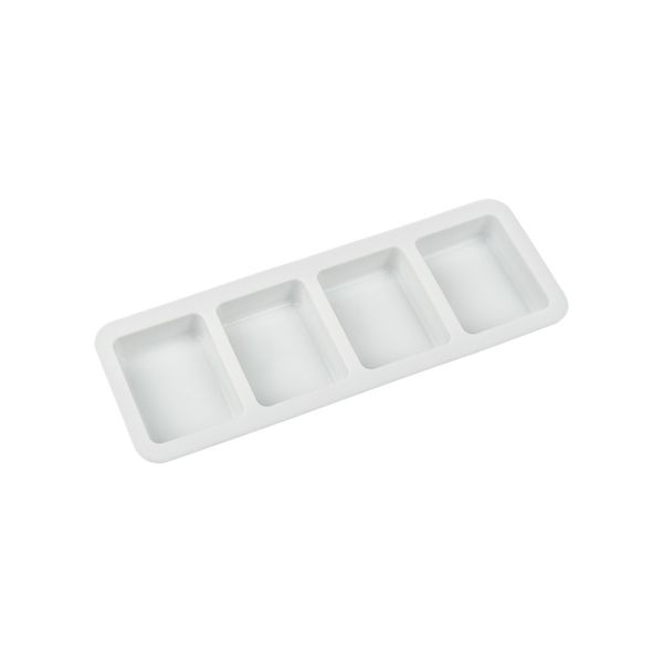 Форма силиконовая для пирожных 27.7х10х2.3 см, прямоугольные -4 ячейки, S-Chief SPC-0316