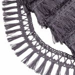 Бахрома отделочная 50.0 мм / 25 метров, 301 темно-серый, 0390-0040, T-04