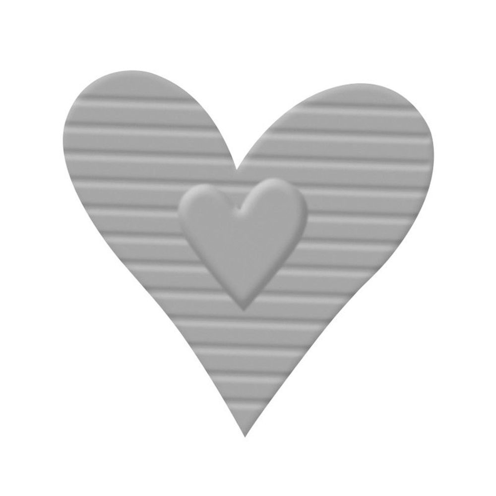 Дырокол с тиснением "Сердце с полосками", Rayher /TOS/ Дырокол с тиснением "Сердце с полосками", Rayher /TOS/