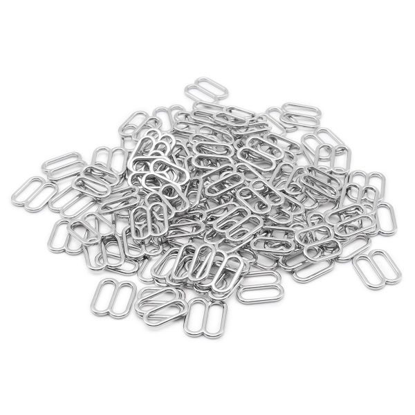 Рамки-регуляторы для бюстгальтера металл 10.0 мм, никель, ГМХ3435, 100 шт