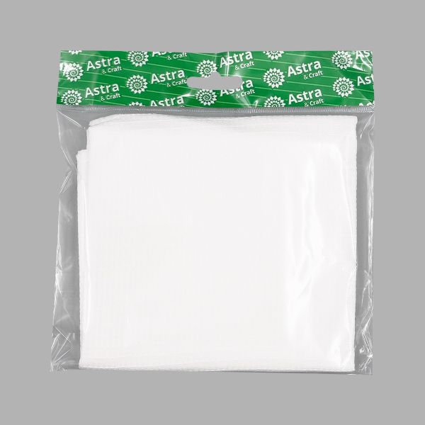 Полотно вафельное отбеленное 50х50 см, Astra&Craft
