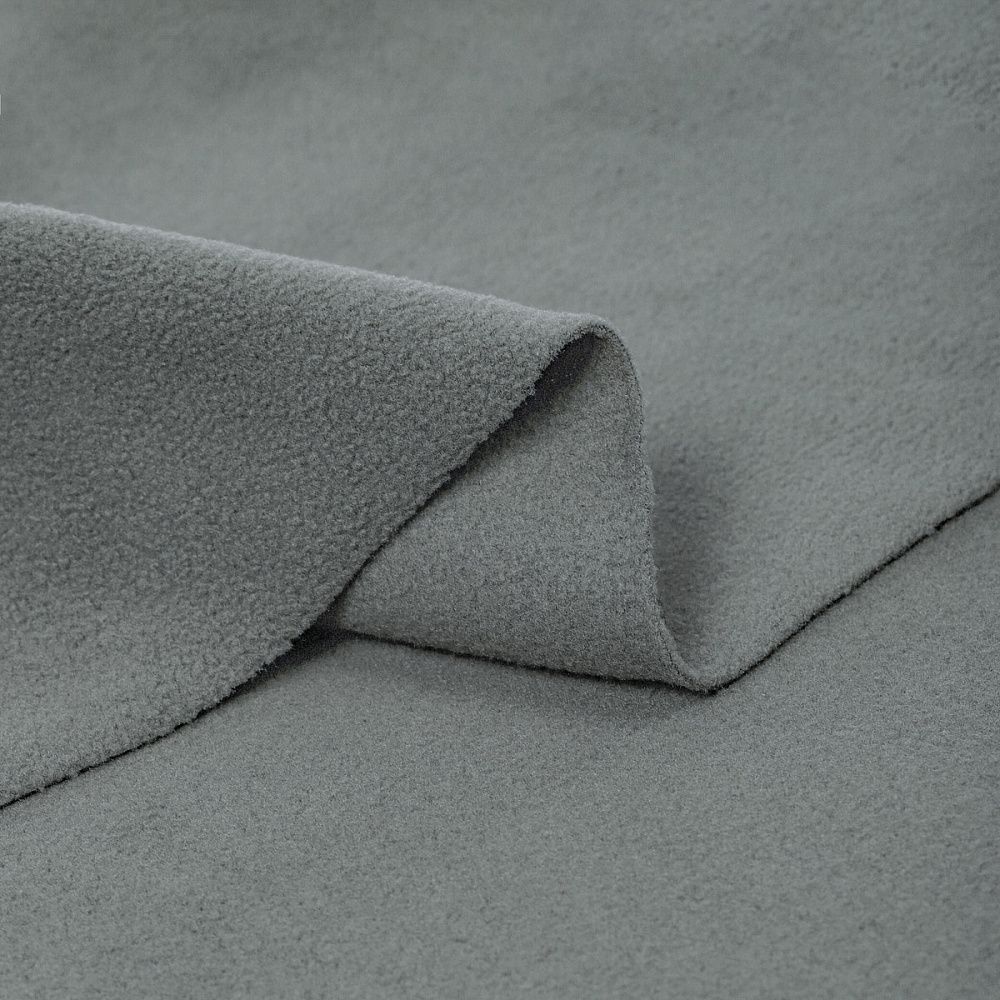 Флис 2-сторонний 190 г/м², 150 см / 10 метров, N-TBY-0059-307, цв.S307 серый