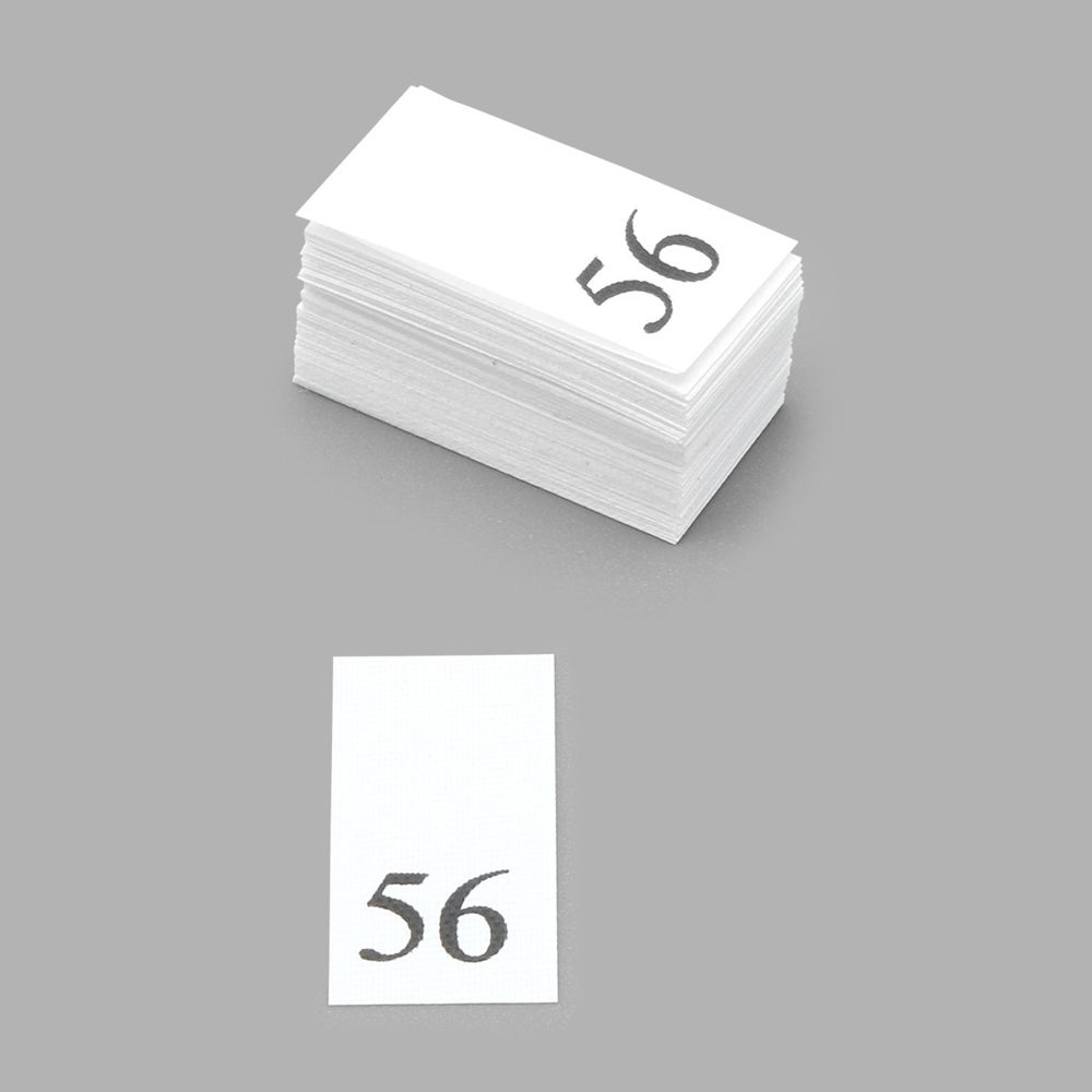 Этикетка-размерник, белый, 10х20 мм, 100 шт, 56
