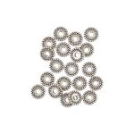Рондели 8 мм, 20 шт, 01 под античное серебро, Zlatka MRR-08
