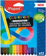 Карандаш цветной COLOR'PEPS INFINITY заточенный 12 цв, Maped 861600