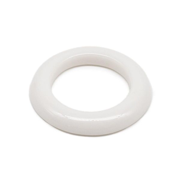 Кольцо пластик ⌀25/35 мм, белое, 20 шт