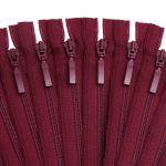 Молния спираль (витая) Arta Т5 (5 мм) 1 зам., н/раз., 18 см, цв. 021 бордовый, уп.10 шт