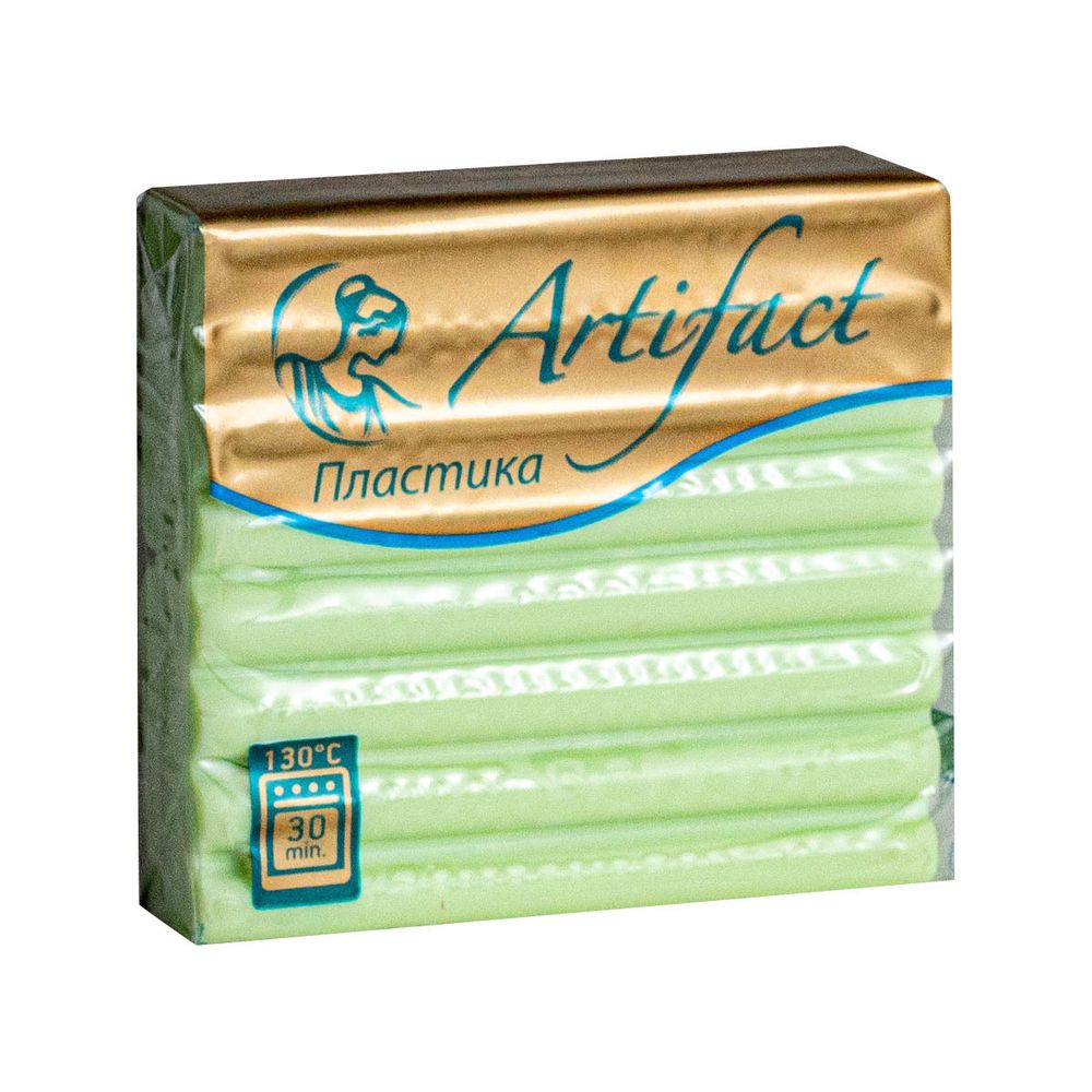 Полимерная глина Artifact, шифон, цв.556 шифон зеленое яблоко, 50 г
