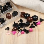 Набор носов №6 в органайзере винтовые пластик цв.ассорти, 68 шт