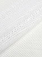 Сетка подкладочная трикотажная 65 г/м², 170 см / 100 метров, TBY.0354.01, цв.01 белый