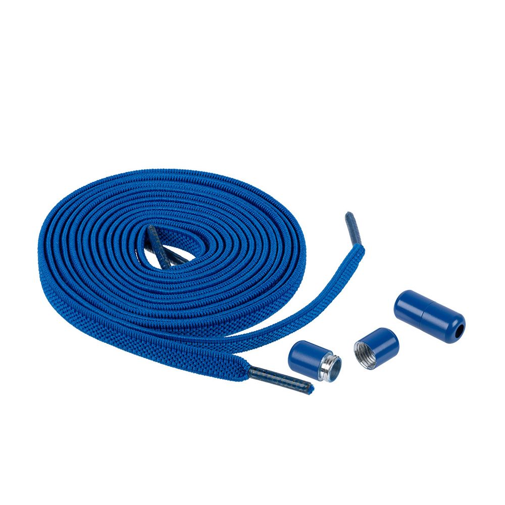 Шнурки эластичные с застежкой 6 мм, №9 с. Синий, Gamma GBG-06