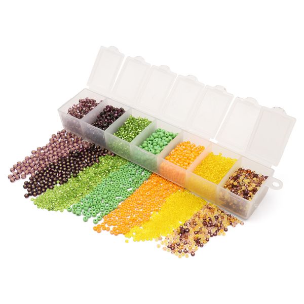 Набор бисера Preciosa, 7 цв. 90 гр. Preciosa, A64