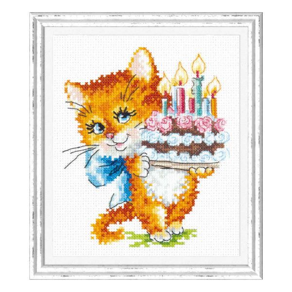 Набор для вышивания нитками Чудесная игла, И счастья в личной жизни! 12х15 см