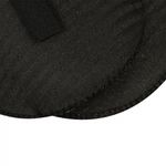 Плечевые накладки (подплечники) втачные на липучке 100х145х10 мм, Вк-10 черный, 50 пар