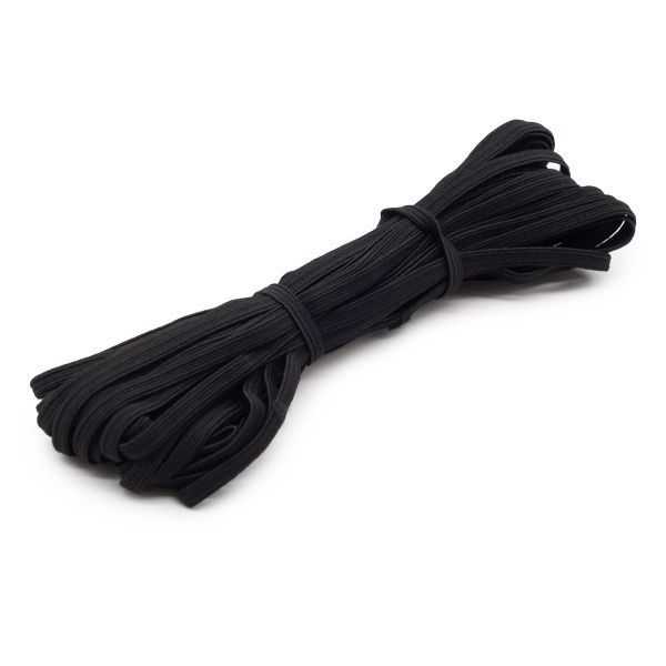 Резинка бельевая (стандартная) 5.0 мм / 10х10 метров, черный, С-842/1