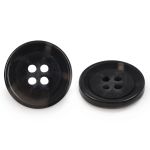 Пуговицы 4 прокола 24L=15 мм, (col.A (черный)) CN, 144 шт