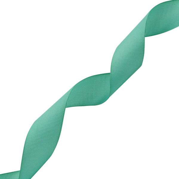 Лента репсовая (в рубчик) 25.0 мм, 121 бирюзовый, уп.18,28 м