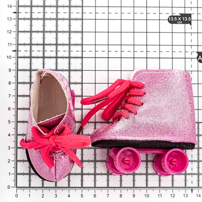 Ботиночки 8х3,5х8см, пара, розовый