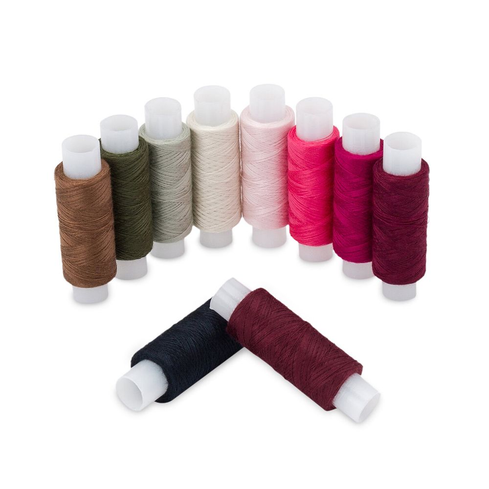 Швейные нитки (набор) 50/2, 10 кат. по 200м, ассорти №130, Astra&amp;Craft