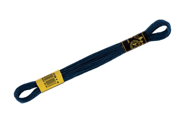 Мулине ПНК им.Кирова цв.2814 т.мор.волна, Россия, 24 мотка по 8 метров