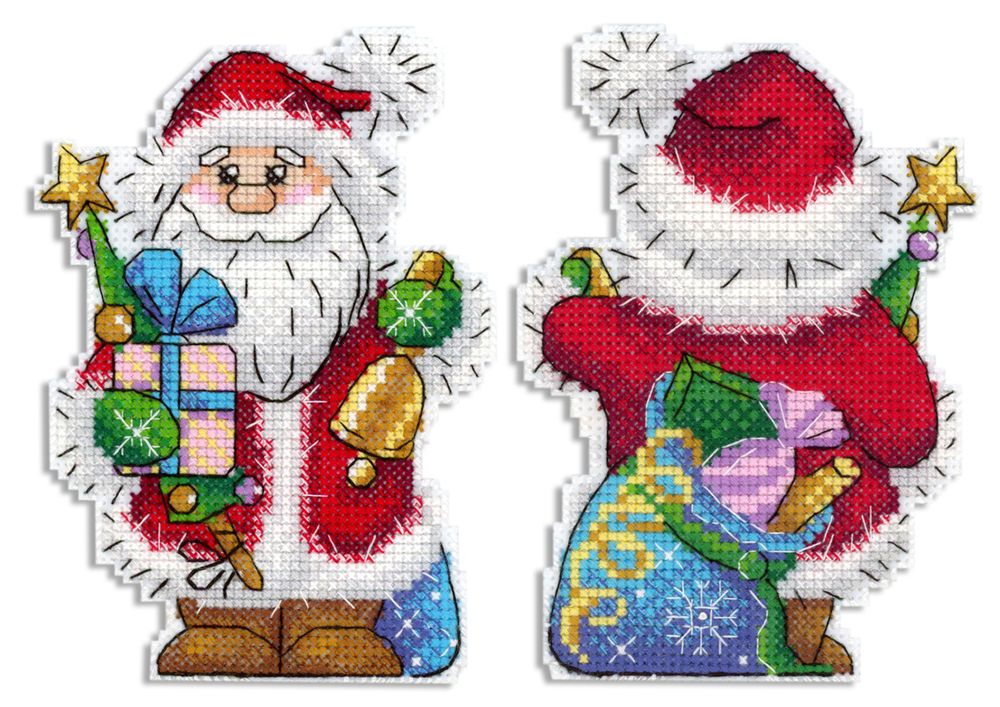 Набор для вышивания нитками МП Студия (Жар-птица), Праздничный гость 13х9.5 см