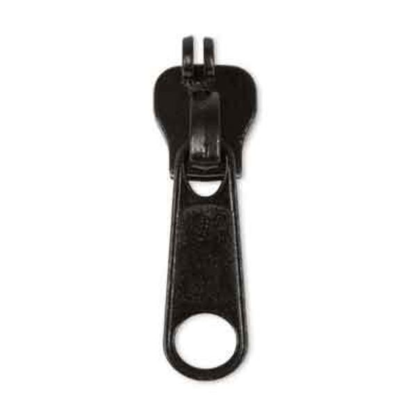 Слайдер (замок) для молнии спираль Т10 (10 мм), галантерейный замок, 100 шт, черный 310, Gamma