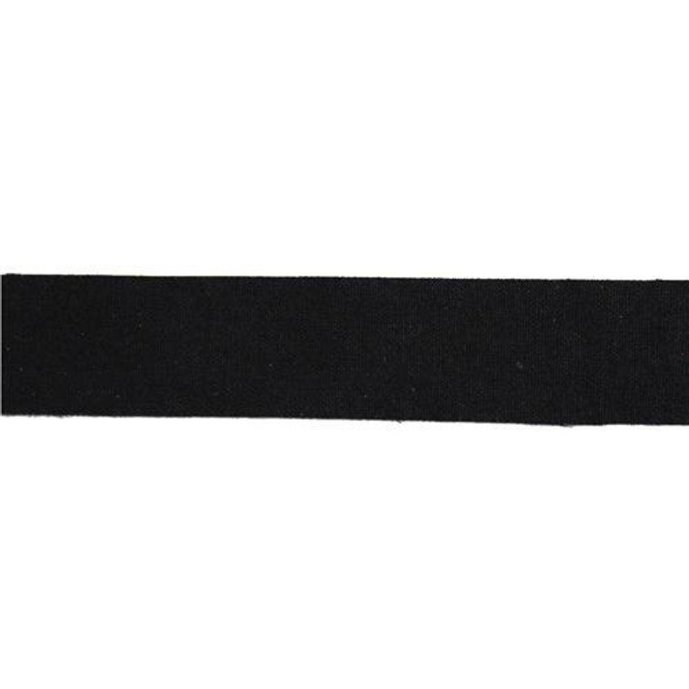 Лента клеевая тканая для кожи и меха 20 мм, черный, уп.18,28 м