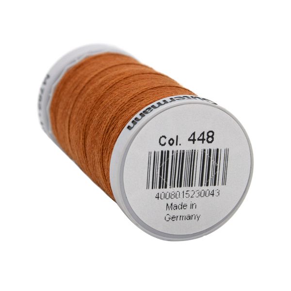 Нитки суперкрепкие Gutermann Extra Strong M782, 100м, 448 шоколадная охра, 5 катушек