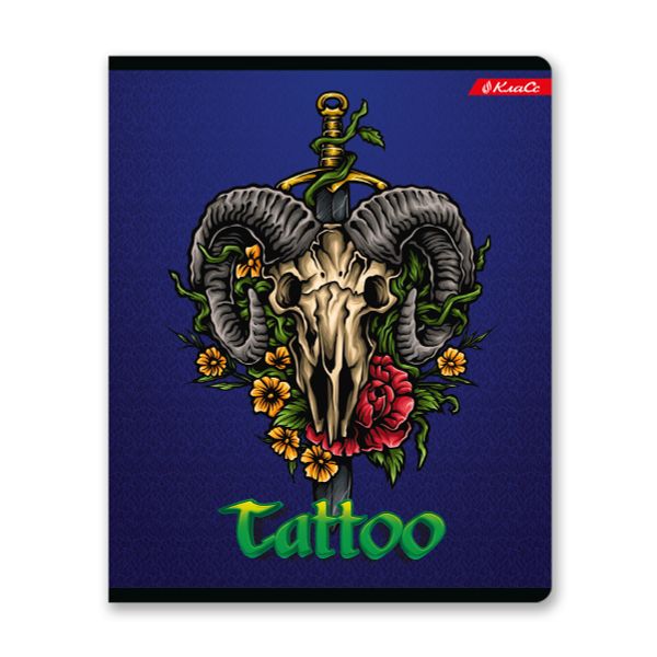 Тетрадь ученическая общая, твин лак, A5+ 48 л. на скобе, белизна 100%, 10 шт, клетка, 000322 Тату, Светоч 48ТСК5_8_3_1