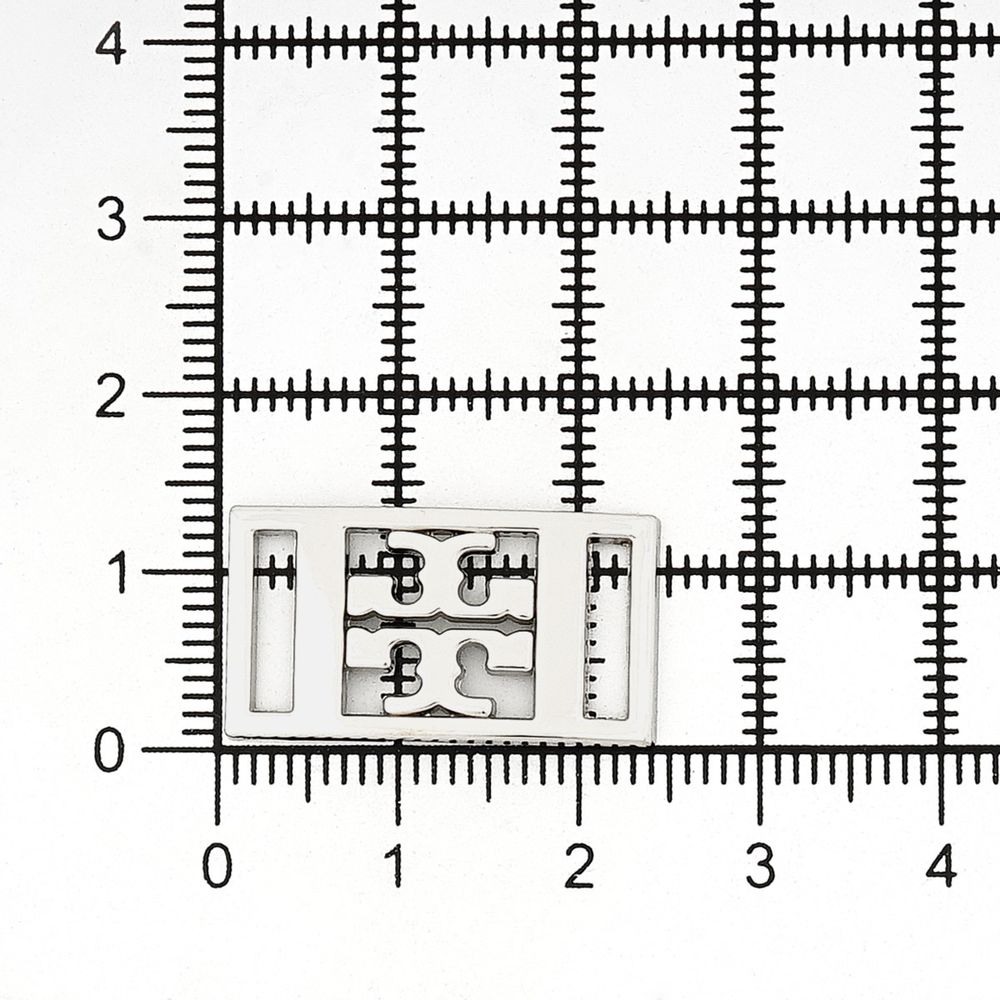 Украшение пришивное 10 мм, металл, серебро (никель), МТ_1817, 12 шт