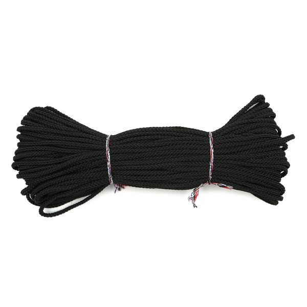 Шнур плетеный ⌀4.0 мм / 30 метров, черный