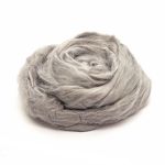 Шерсть для валяния вискоза Троицкая, 1х50 г (19-20 мкр), 08 св.серый