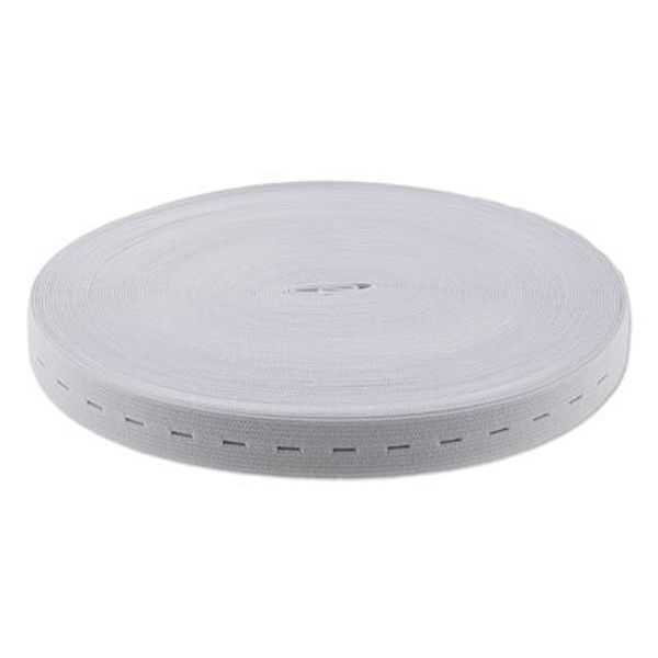 Резинка перфорированная 20.0 мм / 25 метров, вязаная, 158 хаки, Gamma 0120