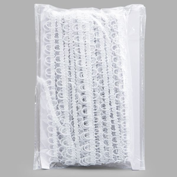 Тесьма с эластичными петлями 13мм / 18,29м (молочный)