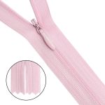 Молния потайная (скрытая) Т3 (3 мм) 1 зам., н/раз., 50 см, бл.роз, 31292 / 50, 10 шт