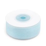 Лента капроновая (органза) 2,5см / 22,86м (140 св.голубой)