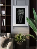 Набор для вышивания нитками Риолис, Вожак стаи 25х50 см