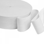 Резинка вязаная 60.0 мм / 40 метров, стандартная 3.9 г/п.м., белый