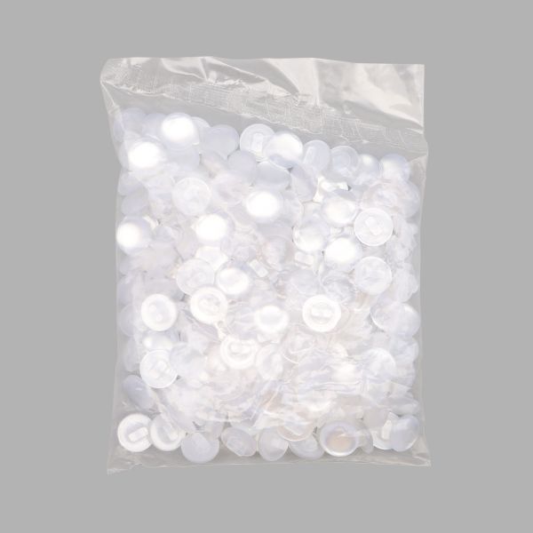 Пуговица на ножке 21L=13мм, пластик, КЗ1, белый перламутр, 144 шт