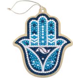 Алмазная (кристальная) мозаика Фрея, подвеска Рука Бога, 8.5х9.5 см