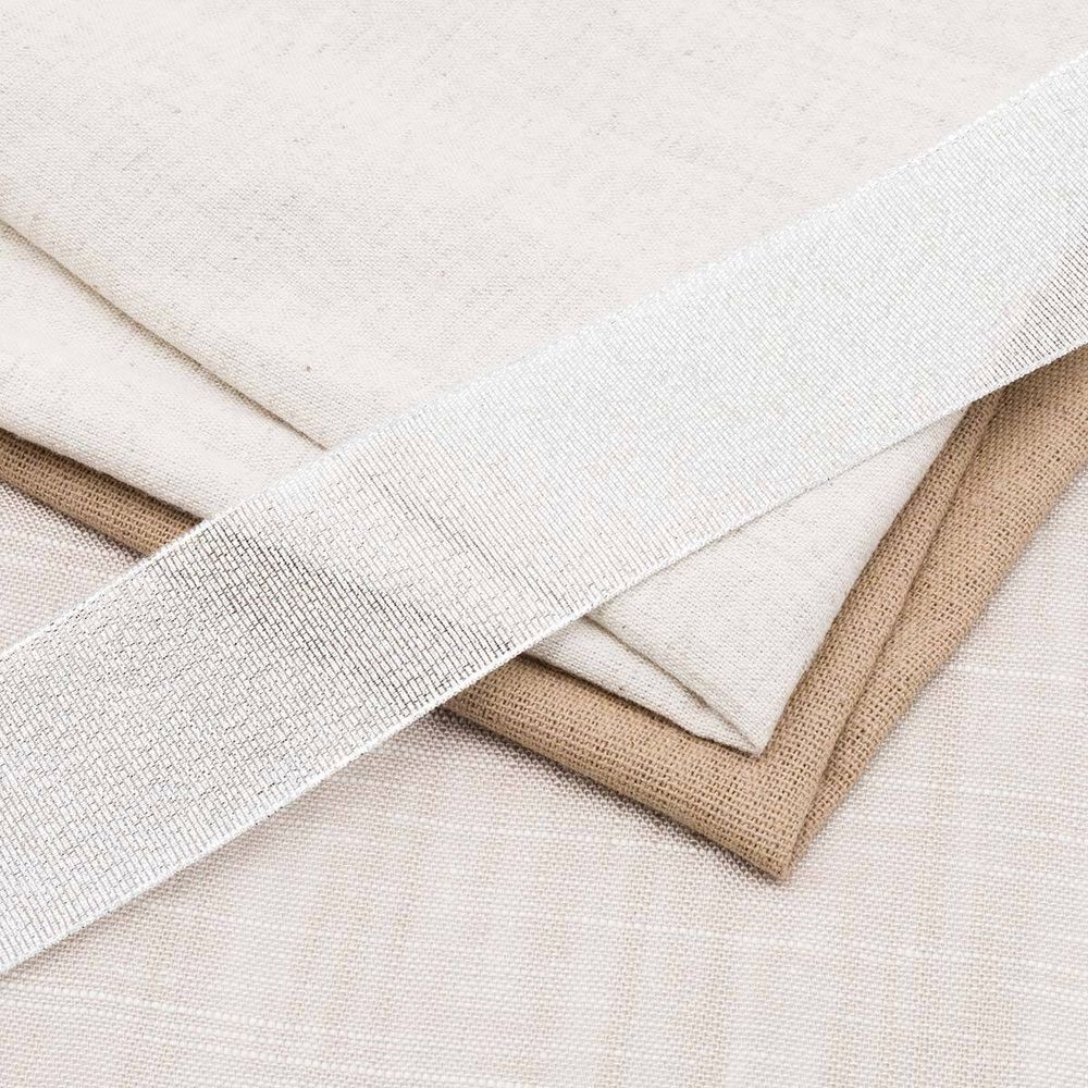 Лента металлизированная 38.0 мм, 32,9м 0080-0300 (серебро)