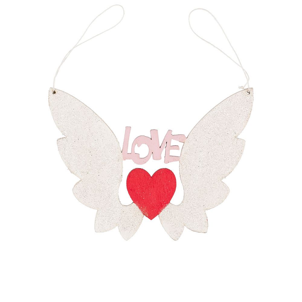 Заготовка из фанеры Подвеска, Крылья Love, 12х9 см, ВД-643 Mr.Carving