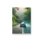 Бизнес-блокнот, глянцевая ламинация, ББ244 A6 64 л. 4 шт клетка, Иду на обгон 01665, Светоч