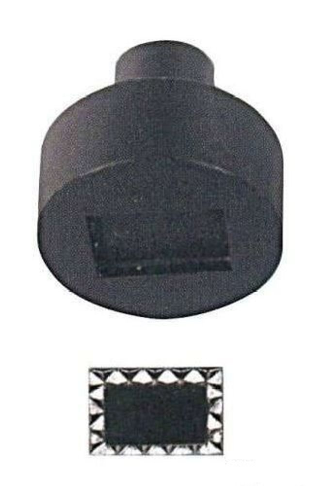 Насадка-пуансон для установки кнопок Protos прямоугольных BIG 15/10 мм, металл ГР, 859033