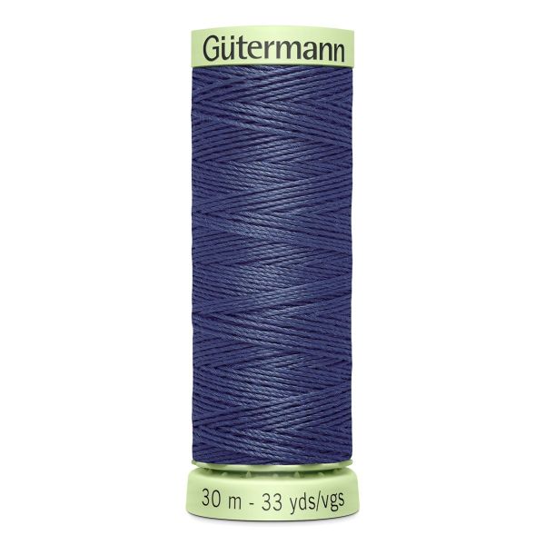 Нитки отделочные Gutermann Top Stitch, 30м, 537 т.серо-синий джинс, 5 катушек