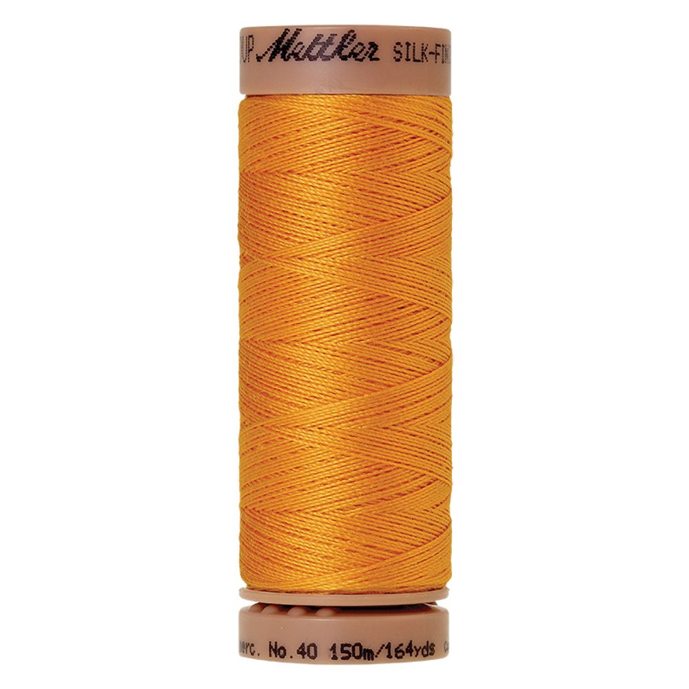Нитки хлопковые отделочные Mettler Silk-Finish Cotton 40, 150 м, 0161, 5 катушек