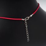 Шнур вощеный с замком, 2мм, 45см. Astra&Craft (47 малиновый), 4AR343