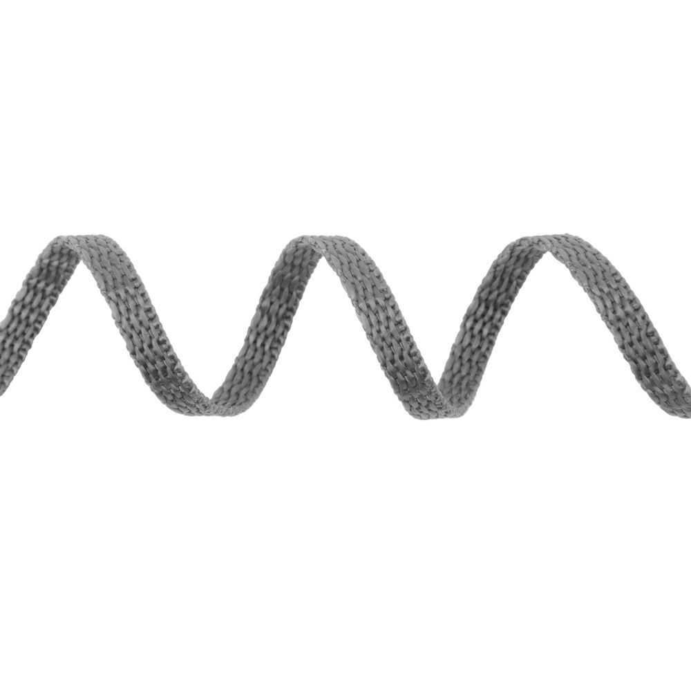 Стропа (ременная лента) 5 мм / 25 метров, толщ. 1.25 мм, [5.6 г/пог.м], 100% п/п, рис.9688, серый, Gamma С3857Г17