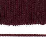 Шнур круглый х/б ⌀5.0 мм / 100 метров, 06 бордо